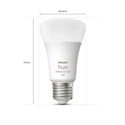 Żarówka LED Philips Hue White and Colour Ambiance E27 2 szt. + mostek