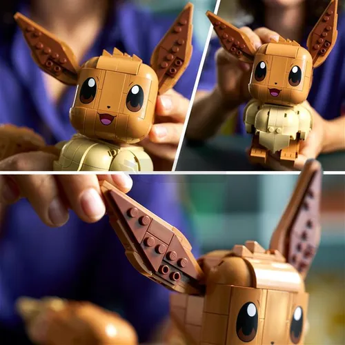 LEGO Pokemon 72151 Eevee, zestaw klocków 18+