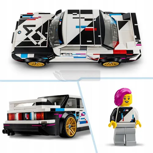 LEGO Speed Champions 77263 BMW M3 (E30), zestaw klocków 9+