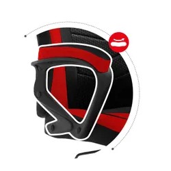 Fotel HUZARO Force 2.5 Czarno-czerwony