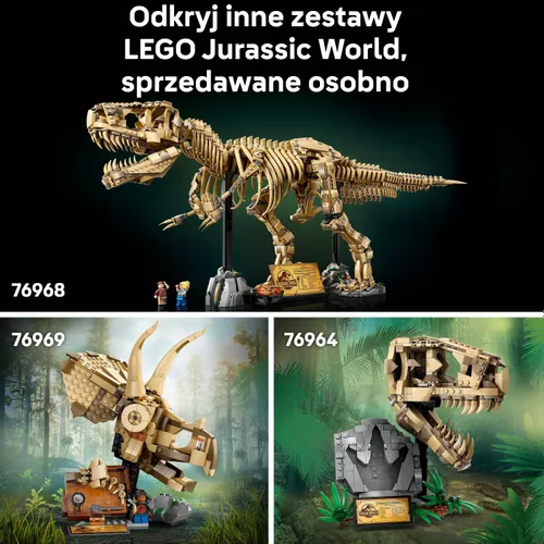 LEGO 76968 Jurassic World Szkielety dinozaurów: tyranozaur