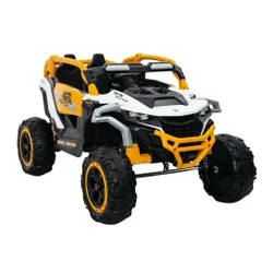 Samochód Na Akumulator M3 4X4 Światła LED Eva Pilot Skóra MP3 Bluetooth