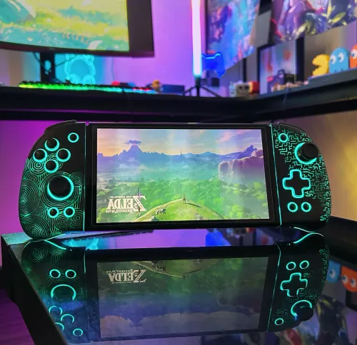 Kontroler FUNLAB Luminous Joy-Pad Zonai Black do Nintendo Switch Bezprzewodowy