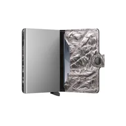 Secrid kompaktowy portfel z RFID Miniwallet Crunch - silver