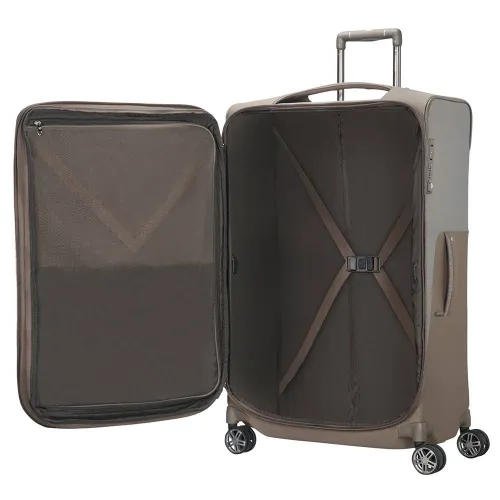 Большой расширяемый чемодан Samsonite B-Lite Icon - dark sand