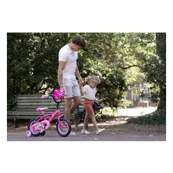 Rower dziecięcy HUFFY Disney Myszka Minnie 12 cali dla dziewczynki Różowy