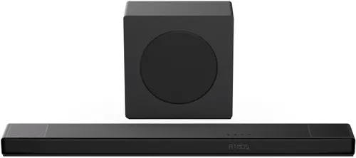 Soundbar HISENSE AX3120Q Czarny 3.1.2-kanałowy, Bezprzewodowy Subwoofer, HDMI eARC, BT, Dolby Atmos, DTS:X, Tryb AI EQ
