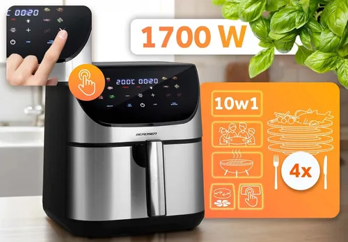 Air Fryer Frytkownica beztłuszczowa BERDSEN BD-659 8l 12 automatycznych programów