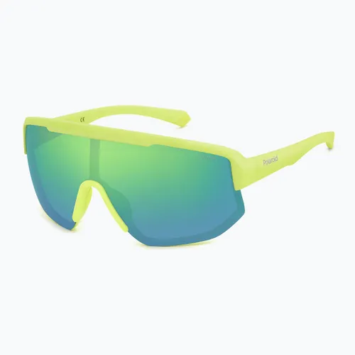 Okulary przeciwsłoneczne Polaroid PLD 7047/S matte lime/greygreen mirror polarized