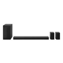 Soundbar LG S70TR Czarny 5.1.1-kanałowy, Bezprzewodowy Subwoofer, 4K, HDMi ARC, Dolby Atmos, DTS:X, Bluetooth