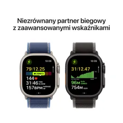 Apple Watch Ultra 3 GPS + Cellular koperta z natural tytanu Szary 49mm Bransoleta mediolańska z natural tytanu Rozmiar L