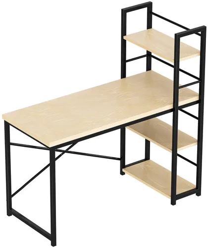 Biurko gamingowe MARK ADLER Leader 4.0 Brązowo-czarny