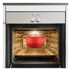 TESCOMA Bordeaux 6,8 l czerwony - garnek aluminiowy z pokrywką