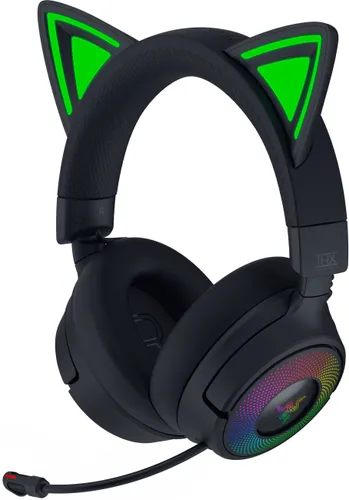 Słuchawki RAZER Kraken Kitty V3 Pro Czarno-zielony