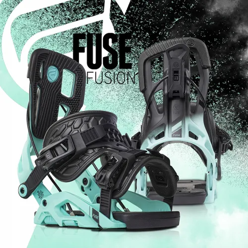 Крепления для сноуборда Flow Fuse Fusion Blackaqua XL