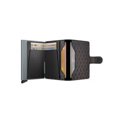 Mini Portfel Secrid Miniwallet Optical - grey / yellow