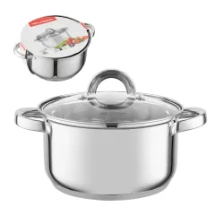 Garnek ze stali nierdzewnej z pokrywką FLORINA CLAUDE 3,6 l