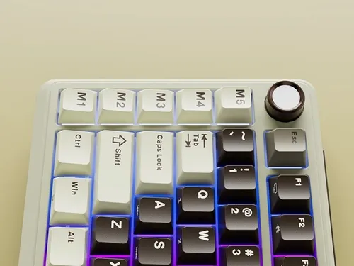 Klawiatura ROYAL KLUDGE L75 Mocha Grey Cream Switch