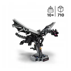 LEGO MINECRAFT 21595 Smok Kresu, zestaw klocków dla dzieci +10 lat