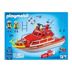 Playmobil City Action 70147 спасательная лодка