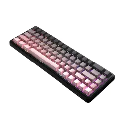 Klawiatura magnetyczno-mechaniczna Ajazz AK680 MAX (8+8K) Magnetic Switch Czarno-różowy