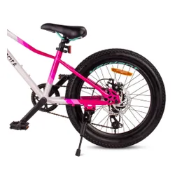 Rower dziecięcy SUN BABY Verdant Calix 20 dla dziewczynki Biało-różowo-miętowy