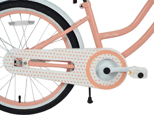 Rower dziecięcy INDIANA Pretty 20 cali dziewczynki Brzoskwiniowy