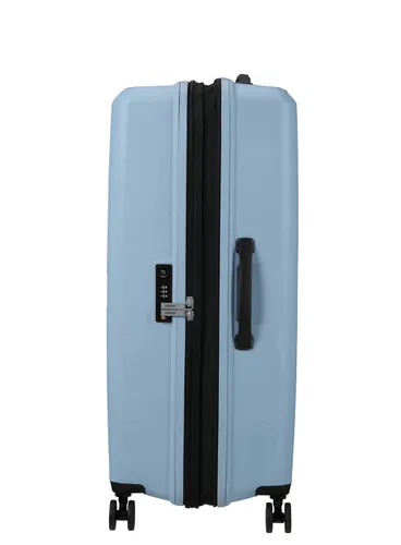 Большой расширенный чемодан American Tourister AeroStep-soho grey