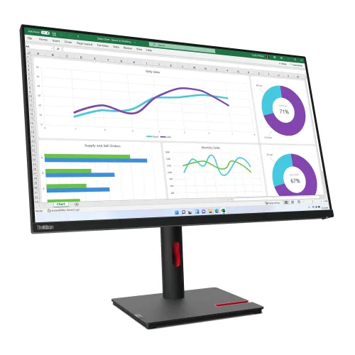 Monitor Lenovo ThinkVision T32h-30 (63D3GAT1EU) 31,5" 2K IPS 60Hz 4ms