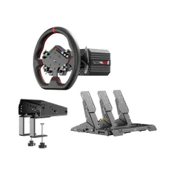 Kierownica PXN VD6 Bundle DP Gaming Set (Baza VD6 + Kierownica WDS R2 + Pedały + Zacisk Z9)
