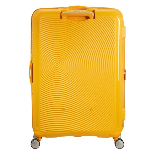 Большой чемодан American Tourister Soundbox - golden yellow