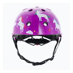 Kask rowerowy dziecięcy Hornit Unicorn purple/white