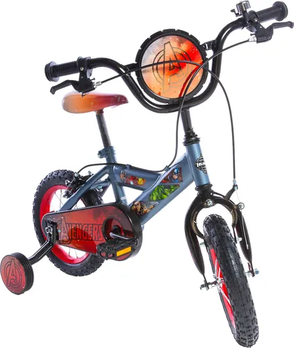 Rower dziecięcy HUFFY Marvel Avengers 12 cali dla chłopca Szary