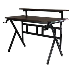 Biurko gamingowe COBRA CRF4012 RGB Brązowy