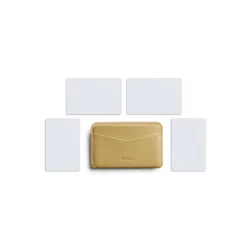 Skórzany kartownik portfel na karty Bellroy Card Slip - mustard