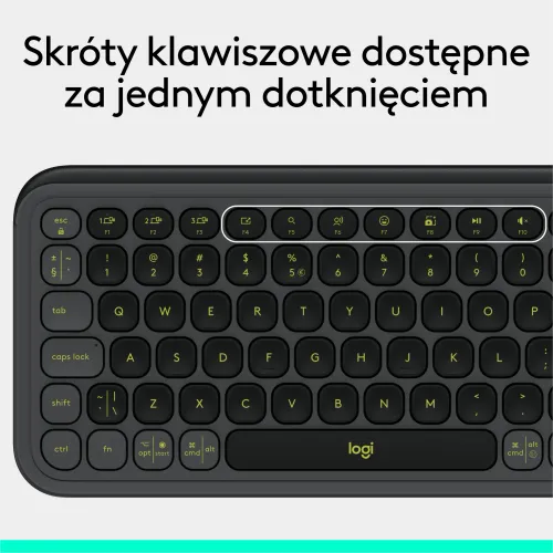 Klawiatura membranowa Logitech POP Icon Keys Grafitowy