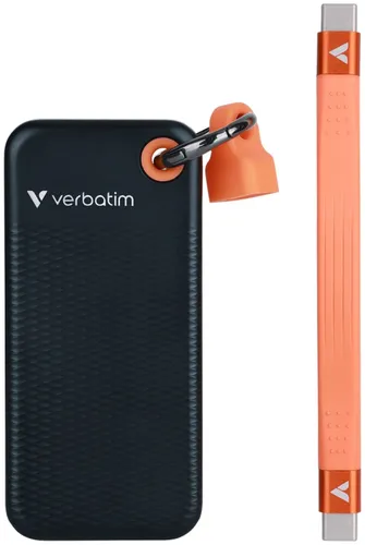 Dysk VERBATIM Pocket 128GB SSD Czarno-pomarańczowy