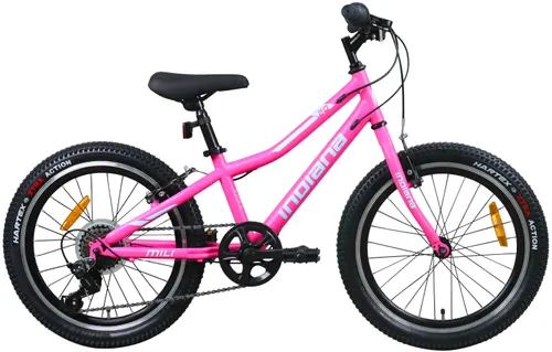 Rower dziecięcy INDIANA Figo 20 cali dla dziewczynki Różowy