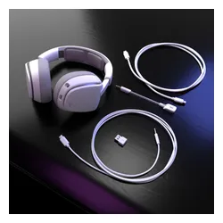 Słuchawki GLORIOUS GHS Eternal RGB GLO-A-2PC-WHT Nauszne