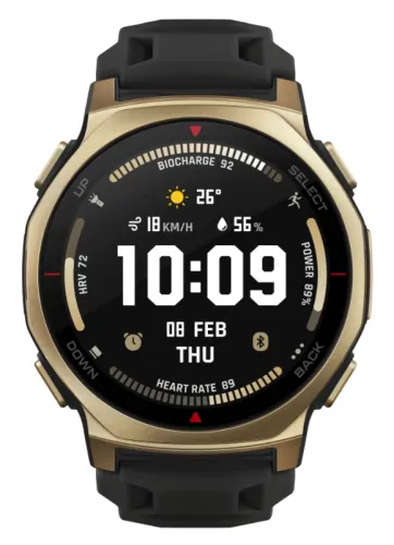 Smartwatch Amazfit T-Rex 3 Pro Funkcje AI 44mm Black Gold