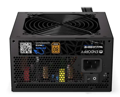 Zasilacz Endorfy Vero L6 650W 80+ Bronze Czarny