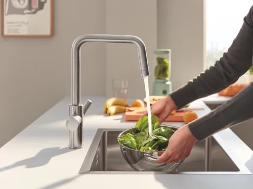 Bateria GROHE Blue Pure Eurosmart 30583DC0 Stal nierdzewna