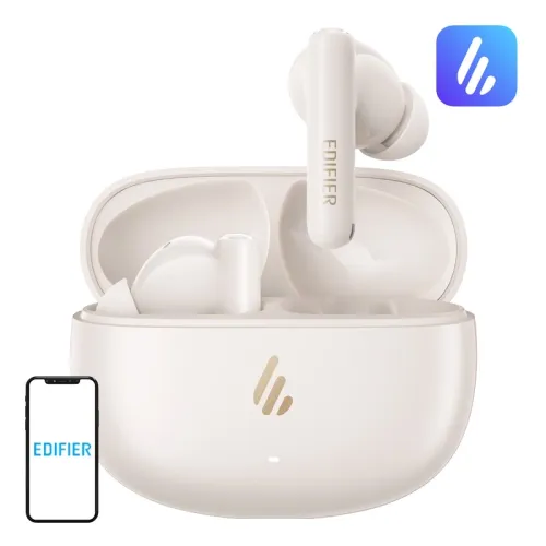 Słuchawki bezprzewodowe Edifier X5 Pro V25 Dokanałowe Bluetooth 6.0 Beżowy