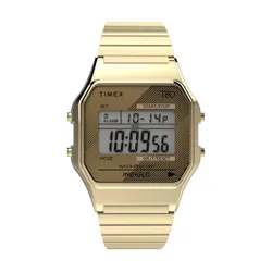 Timex T80 TW2R79000 Gold / Gold saati