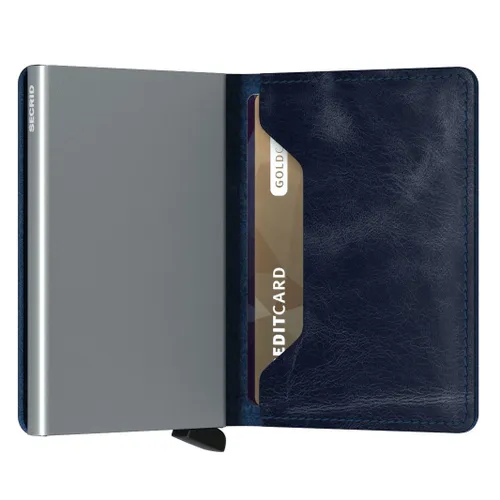 Slimwallet Secrid RFID Koruması Vintage-mavi