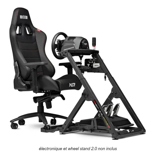 Fotel Next Level Racing NLR-G002 Pro Gaming Chair Leather Edition Gamingowy do 140kg Skóra naturalna Czarny