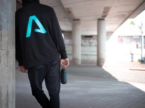 Głośnik mobilny LAMAX Street2 Radio FM Czarny