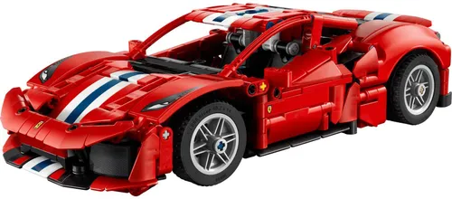 LEGO TECHNIC 42235 Samochód Ferrari 488 Pista, zestaw klocków 9+
