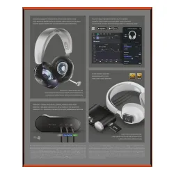 Słuchawki bezprzewodowe z mikrofonem SteelSeries Arctis Nova Pro Omni Nauszne Biały