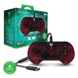 Геймпад Hyperkin X91 Wired Controller Ruby Red для Xbox, ПК - проводной